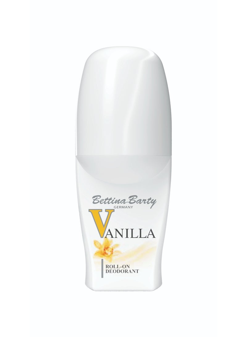 Bettina Barty Vanilla Deo Roll on 50ml - Image 1